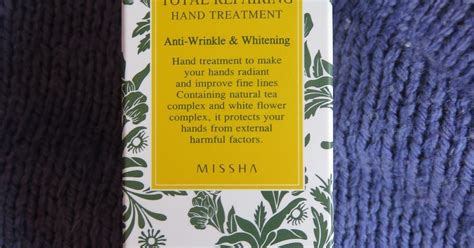 Review: Missha Total Repairing Hand Treatment