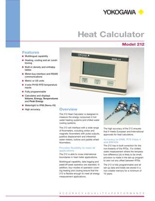 Heat Calculator For Chilled And Hot Water Systems PDF