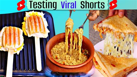 Trying Viral Food Hacks From Shorts Cookwithnisha Youtube