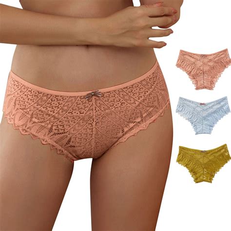 Underwear For Women Lace Bikini Soft Breathe Seamless Panties Panties