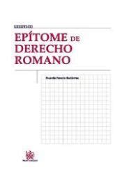 Epitome De Derecho Romano Ricardo Panero