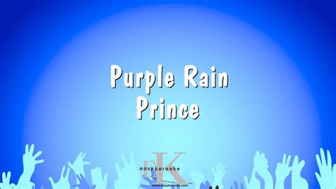 Purple Rain Prince Karaoke Version Youtube