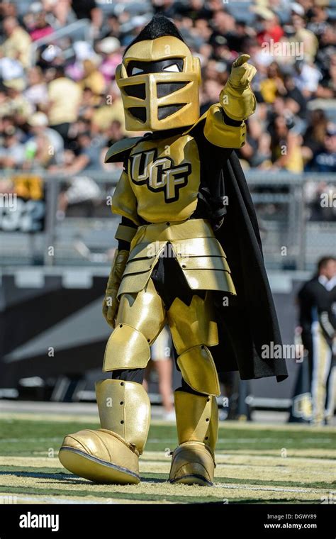 Orlando, FL, USA. 26th Oct, 2013. Central Florida Mascot Knightro Stock ...