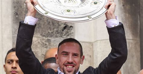 Franck Ribéry Le Bayern de Munich célèbre sa victoire en Bundesliga