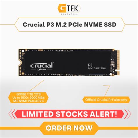 Crucial P Gb Tb Tb Pcie Nvme M Ssd Ct P Ssd Ct P Ssd