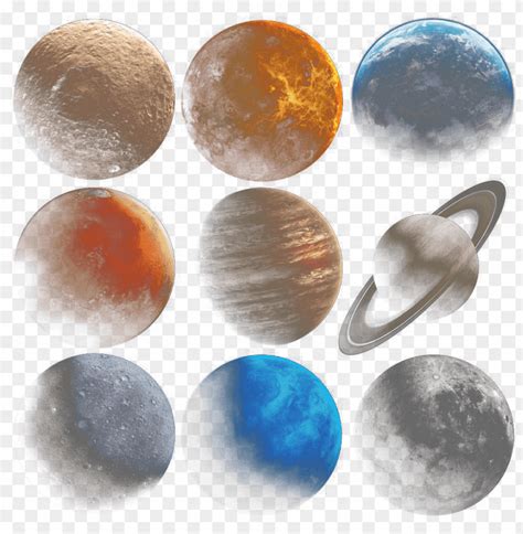 Planets Of The Solar System Set Png Toppng