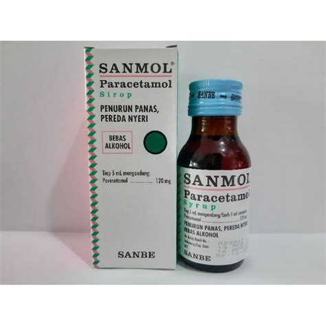 Jual Obat Penurun Panas Anak Anak Obat Sanmol Sanmol Sirup Paracetamol