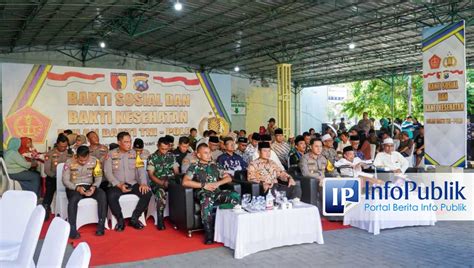 Infopublik Bulan Bakti Tni Polri Pemkab Lamongan Gelar Bakti Sosial