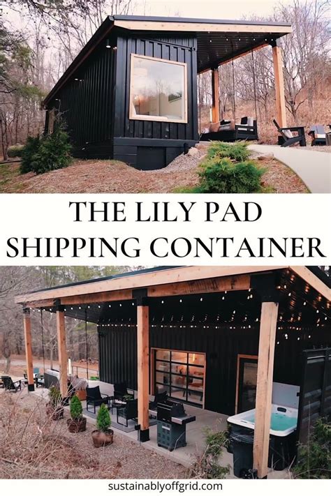 The Black Lily Pad Shipping Container Shipping Container Sheds