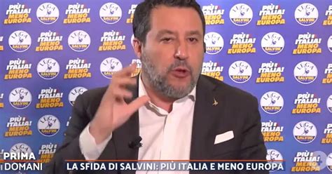 Prima Di Domani Salvini Picchia Duro Su Ilaria Salis Vannacci Una