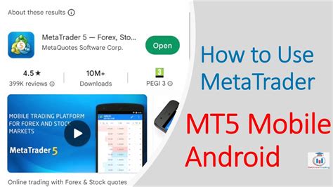 How To Use MetaTrader 5 Mobile Android App Tutorial For Beginners