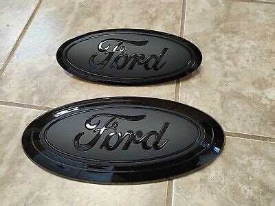 Blacked Out Ford F150 Emblems