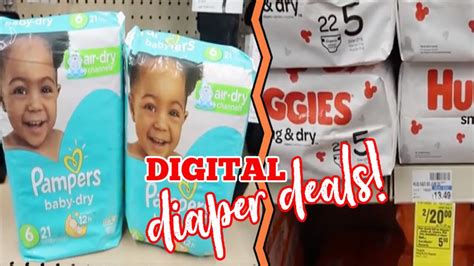 2 EXTREMELY EASY DIAPER DEALS CVS DEALS USING ONLY DIGITAL COUPONS