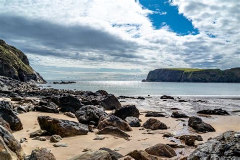 The Silver Strand in County Donegal - Ireland Stock Photo - Image of ...