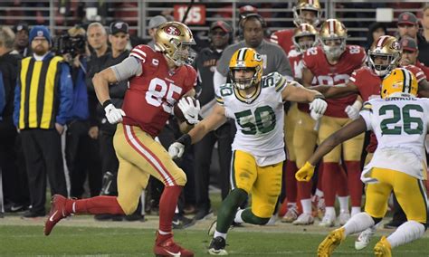 49ers Vs Packers Kyle Shanahan Helped George Kittle Draw Penalty