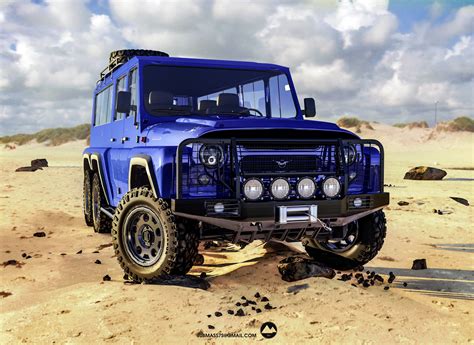 UAZ HUNTER 6x6 3D model | CGTrader