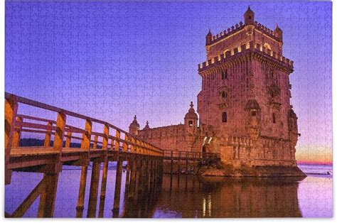 Wellsay 500 Piece Jigsaw Puzzle for Adults Kids Belém Tower Puzzle