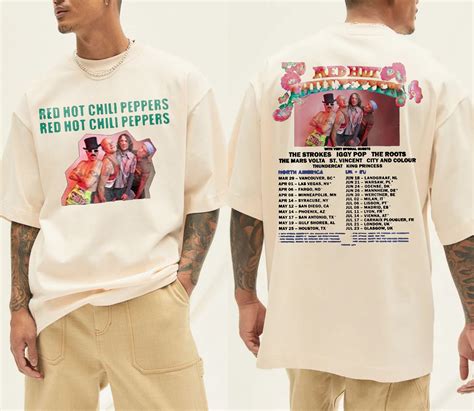 Trendy Red Hot Chili Peppers Tour 2023 T Shirts Designs 2023 Shop On Printerval