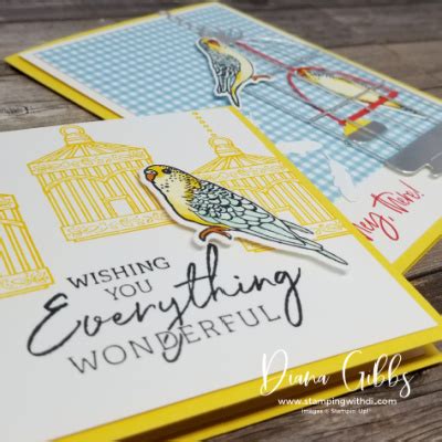 Pretty Birds Bundle Stamping With Di