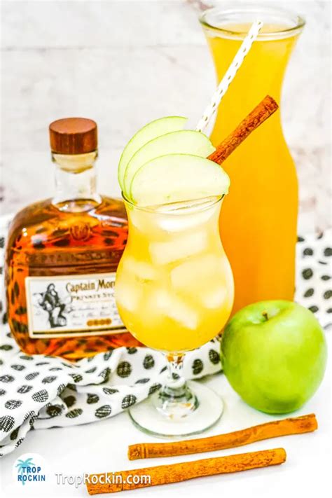 Rum and Apple Juice - Tasty Apple Juice Cocktail | Trop Rockin