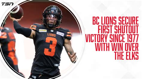 Bc Lions Secure Their First Shutout Victory Since With Win Over