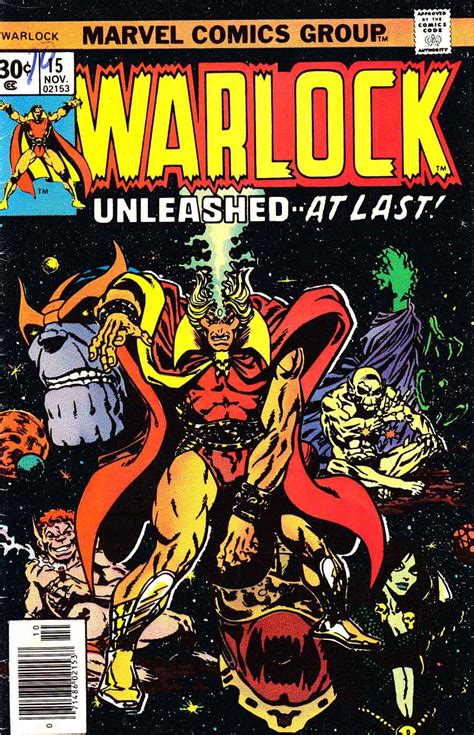 Warlock 15 Jim Starlin Art Cover Pencil Ink