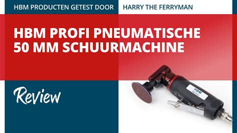 HBM Profi Pneumatische 50 Mm Schuurmachine Review YouTube