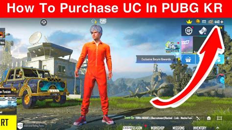 HOW TO PURCHASE UC IN PUBG KR VERSION HOW TO BUY UC IN PUBG KOREA