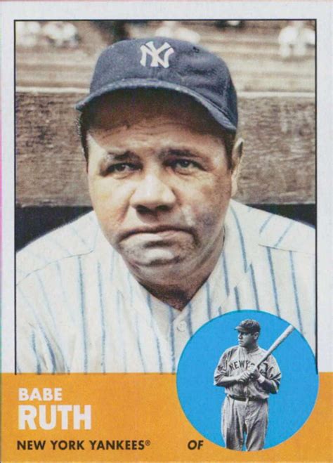 Babe Ruth Yankees Card