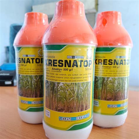 Jual Herbisida Kresnatop 500 SC 1L Untuk Rumput Dan Teki Tanaman Tebu