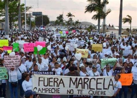 Marcha Contra Inseguridad Piden Renuncia De Layda Sansores