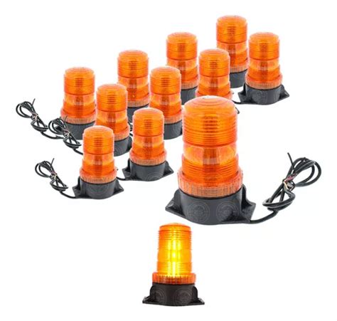 10 Torreta 30 Led Estrobo Montacargas 5 Funciones Universal Envío gratis