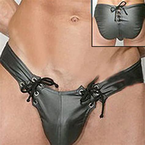 Tangas De Piel Sint Tica Para Hombre Suspensorio Sexy Para Levantar