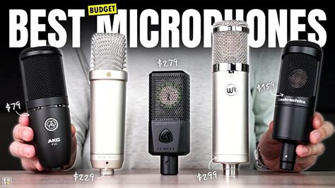 Best BUDGET Microphones For Vocals 2024 Audio Technica AT2020 Rode