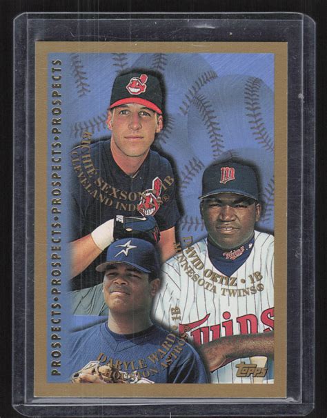 Topps Richie Sexson Daryle Ward David Ortiz Ebay