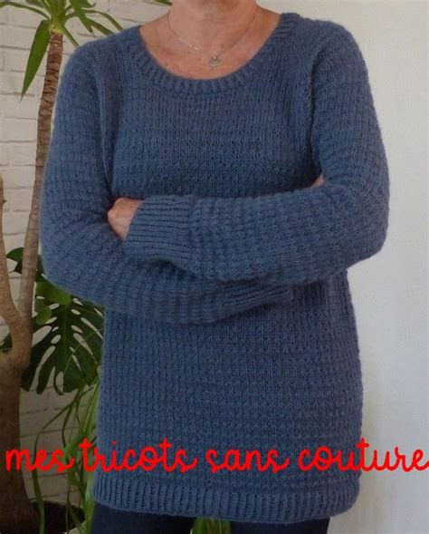 Pull Raglan Topdown Femme Point Andalou Etapes Par Etapes Mes