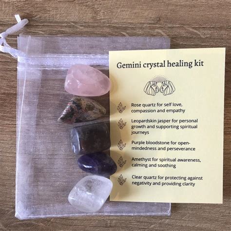 Gemini crystal healing kit, astrology, star signs,... - Depop