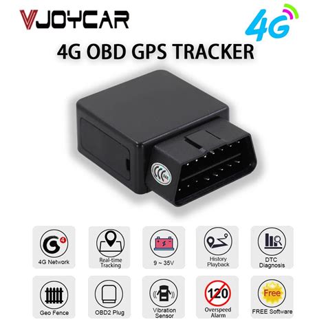 Real 4g Lte Obd Gps Tracker Real Time Tracking Car Mini Plug And Play