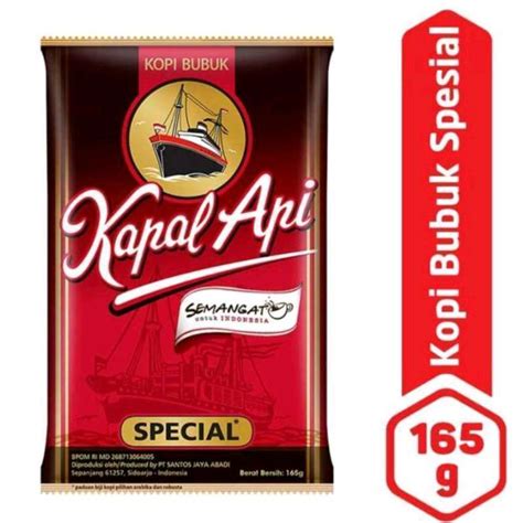 Promo Kopi Kapal Api Special Merah Bubuk 165gr Diskon 18 Di Seller