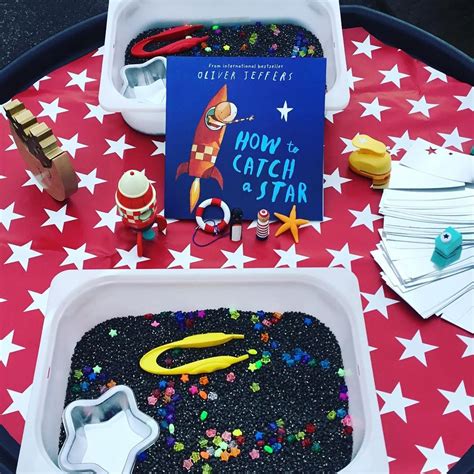 Eyfs Outdoors On Instagram How To Catch A Star Tuff Tray For World