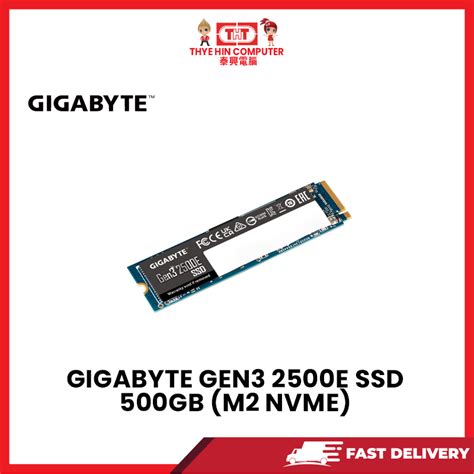 GIGABYTE GEN3 2500E SSD 500GB (M2 NVME) [SBN:No NILAI:No MELAKA:No ...