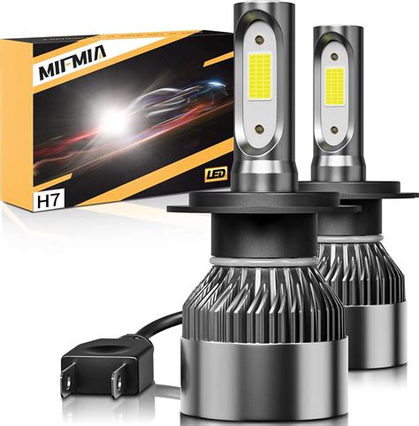 MIFMIA focos LED H7 para faros delanteros 15 000 lúmenes 500 más