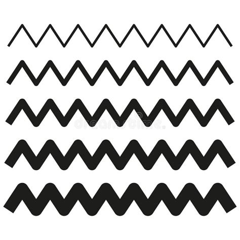 Zig Zag Shape Stock Illustrations 12277 Zig Zag Shape Stock