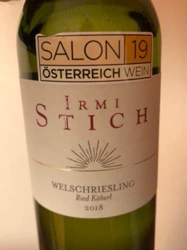 Irmi Stich Ried K Berl Welschriesling Vivino Us