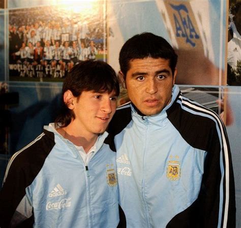 Lionel Messi Y Juan Román Riquelme Argentina Fotos De Messi Messi Lionel Messi