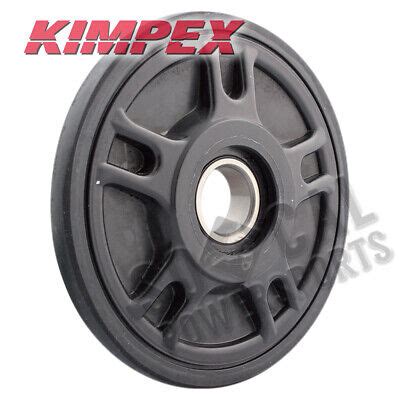 Kimpex Colored Idler Wheel 5 63in X1 000in Without Insert Black For