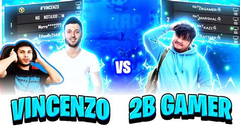 Vincenzo Vs 2B Gamer Squad Garena Free Fire YouTube