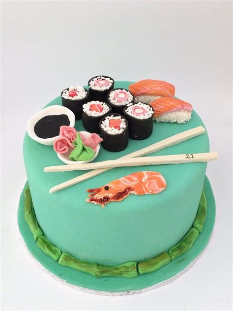 32 Best Photo Of Sushi Birthday Cake Albanysinsanity Sushi