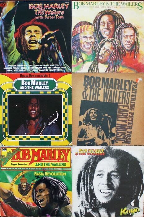 Bob Marley The Wailers Lot Of 6 Rasta Albums LP S Catawiki