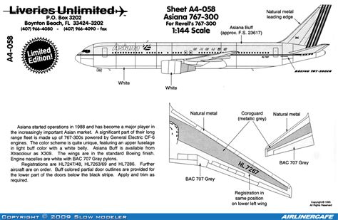 Liveries Unlimited Boeing 767 300 5092 Airlinercafe